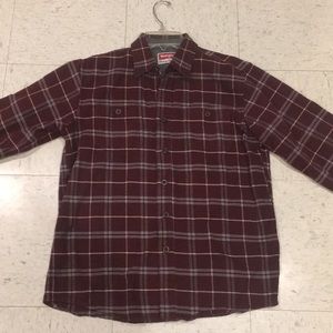 Wrangler Flannel Button-Down